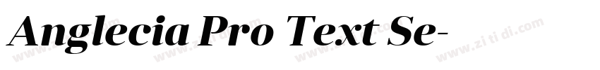 Anglecia Pro Text Se字体转换